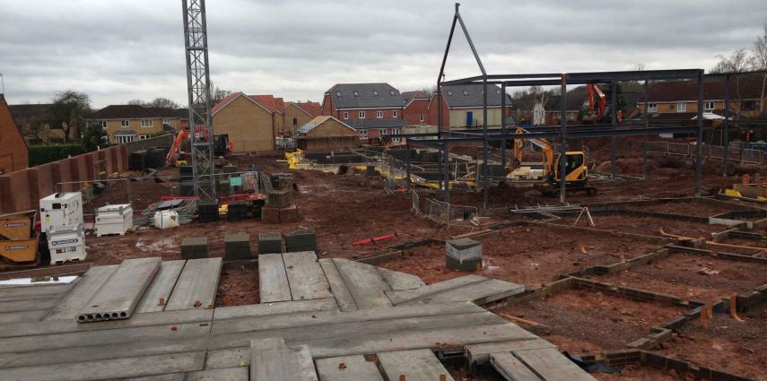STRUCTURE: Latest Images from onsite at Bristol Care Home